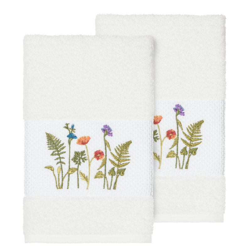 Serenity Turkish Cotton Hand Towel, White