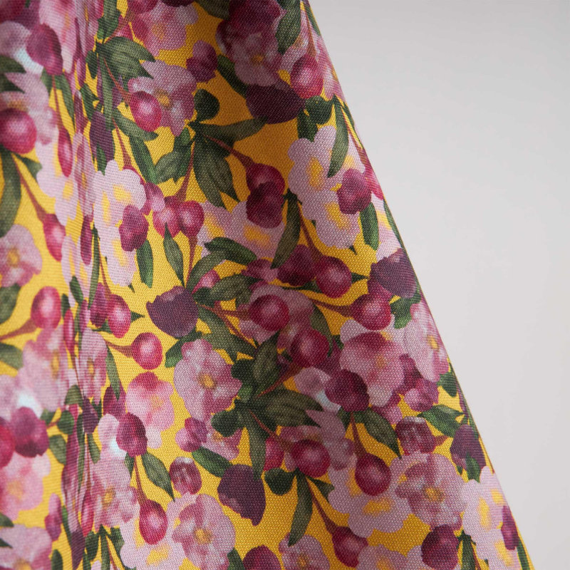 Tablecloth Romance is Dead, Pink;Purple;Yellow, 70.75" x 98.5" Rectangle