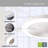 Jahcure 19.7" LED Standard Ceiling Fan with Remote/APP Control, Low Profile Ceiling Fan with Light, Flush Mount Ceiling Fan-1825689243