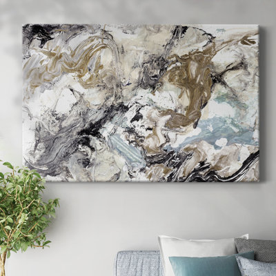«Marbelized Abstract», galerie tendue sur toile tendue