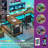 U Shaped Desk with Power Outlets & LED Lights, Reversible Gaming Desk with Monitor Stand-2047671234