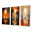 Ensemble de 3 reproductions de toiles tribales d'Afrique Dinka-458516210-458516209