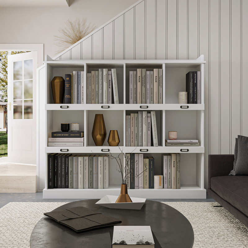 10-Shelf Bookcase - Standard, White