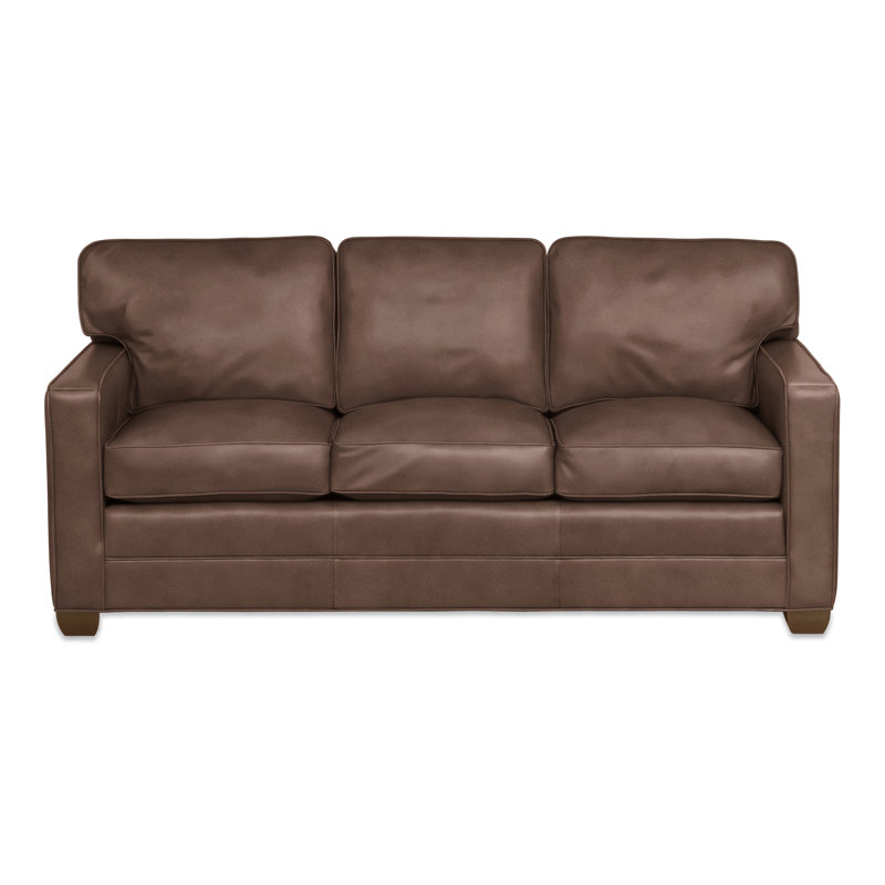 Canapé Hillcrest, La Havane, Cuir véritable Regent Mink