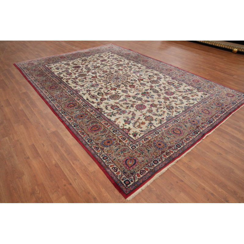 Tapis traditionnel floral antique 7 x 10