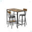 Bar Table And Chairs Set For 2, 3 Pieces Pub Dining Table Set