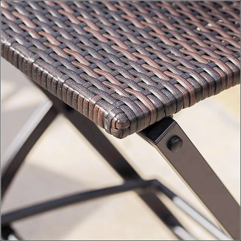 Tabouret de bar d'extérieur en osier