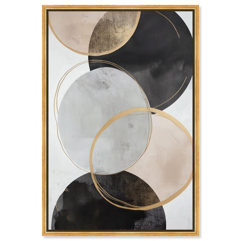 "Urban Orbits III", reproduction d'art sur toile par Art Remedy, H 54 po x l 36 po, Cadre blanc
