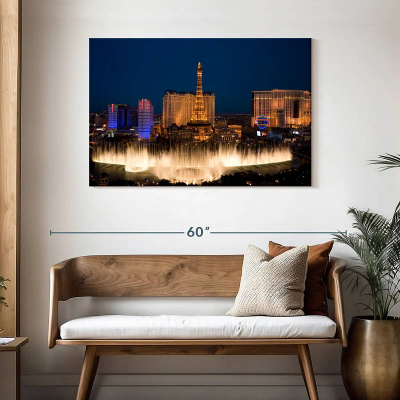 Kavia Night Glow de Las Vegas, H 30 po x l 45 po