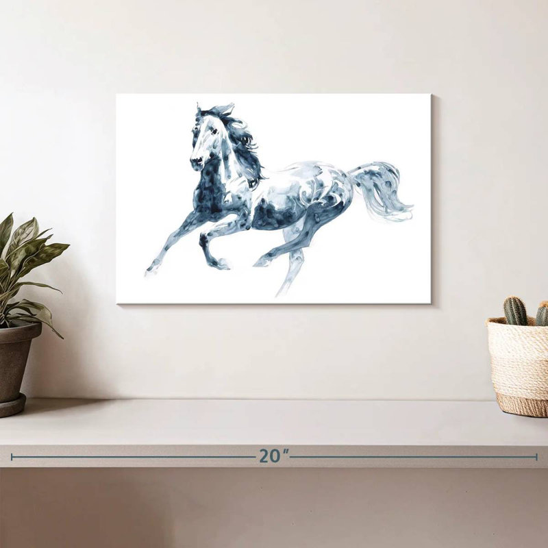 Brampt Sapphire Gallop II, 8" H x 12" W