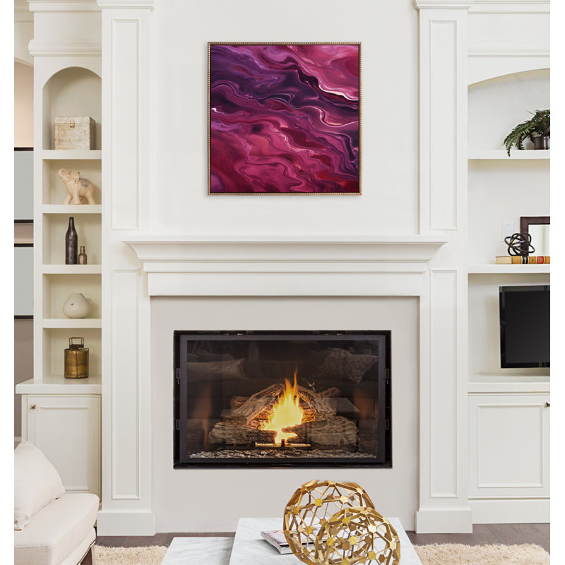 Abstract Landscape Framed Canvas Wall Art