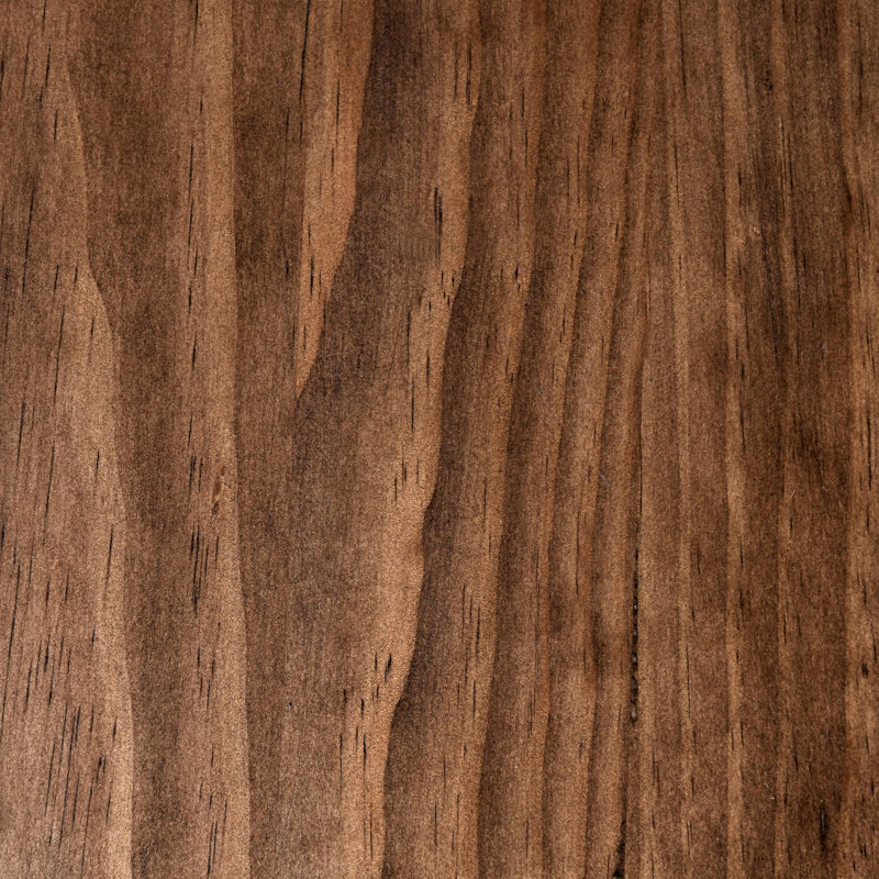 Maxwell 42'' Round Reclaimed Pine Wood Dining Table in Brown Finish