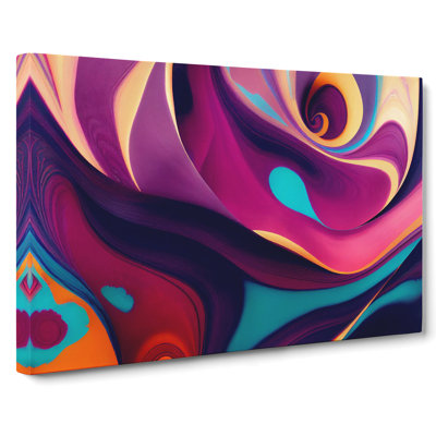Marbling Art Vol.7 - Wrapped Canvas Print