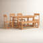 Modica Solid Wood 6 Piece Dining Set