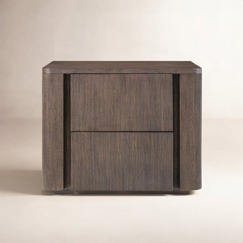 Lisbon 2 - Drawer Nightstand, Brown