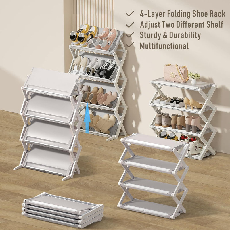 12 Pair Shoe Rack