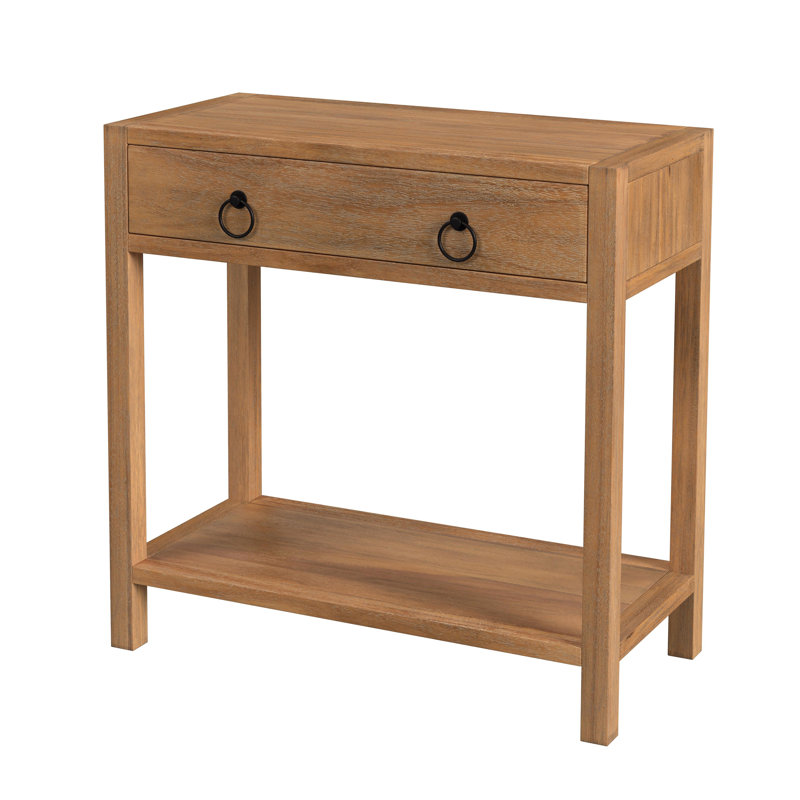 Lark 30" Wood 1-Drawer Nightstand, Natural