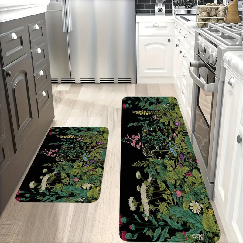 Ensemble de 2 tapis de cuisine Wildflower