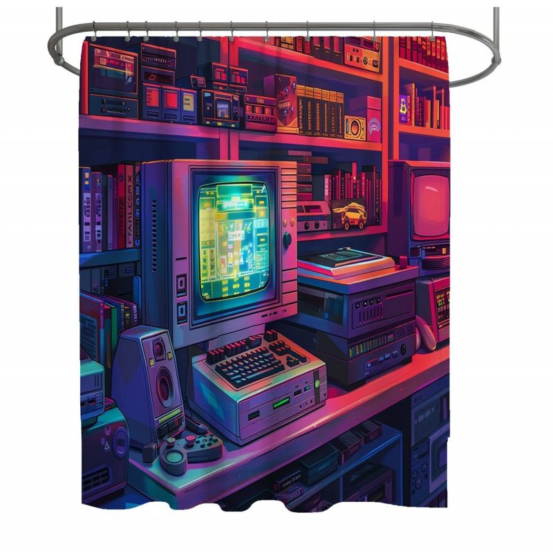 Eulojia Shower Curtain, 83"H x 70"W