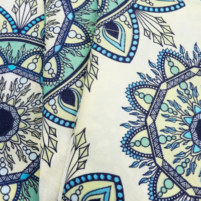 Mandala Ashley Printed Microfiber Sheet Set