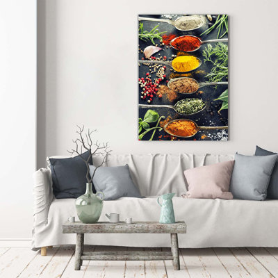 Spices - Wrapped Canvas Print