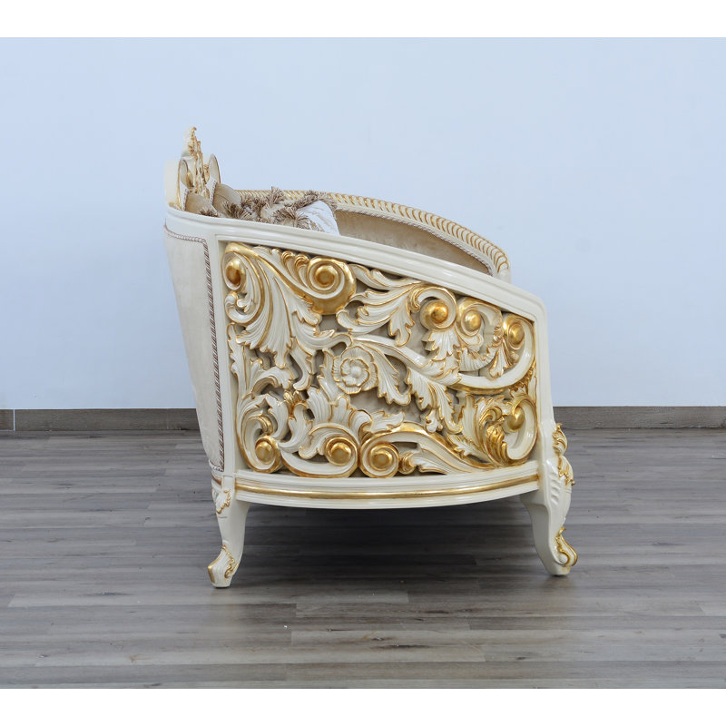 Sofa, 44" H x 104" W x 35" D