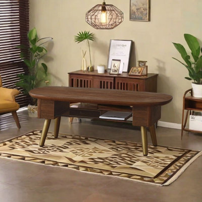 Solid wood vintage coffee table