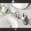 Prime Collection 2 Handle Centerset Lavatory Bathroom Sink Faucet with Drain Assembly - Brushed Nickel-42490349