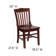 Prompton School House Back Wooden Restaurant Dining Chair