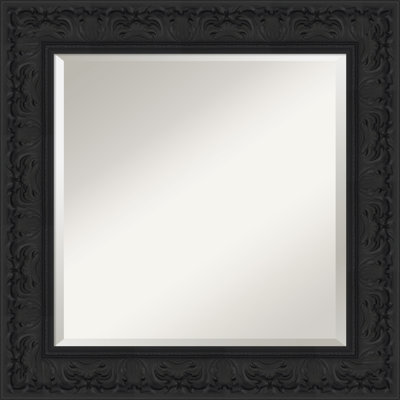 Luxe Beveled Framed Wall Mirror