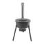 Poêle à bois avec grille pour le camping-118109635