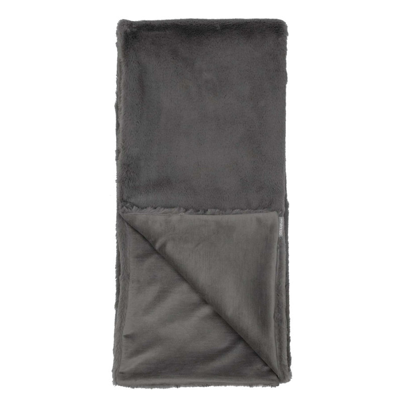 Furocious Throw Blanket, Steel