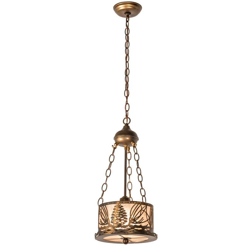 Rustic Lodge 1 - Light Pendant, Antique Copper
