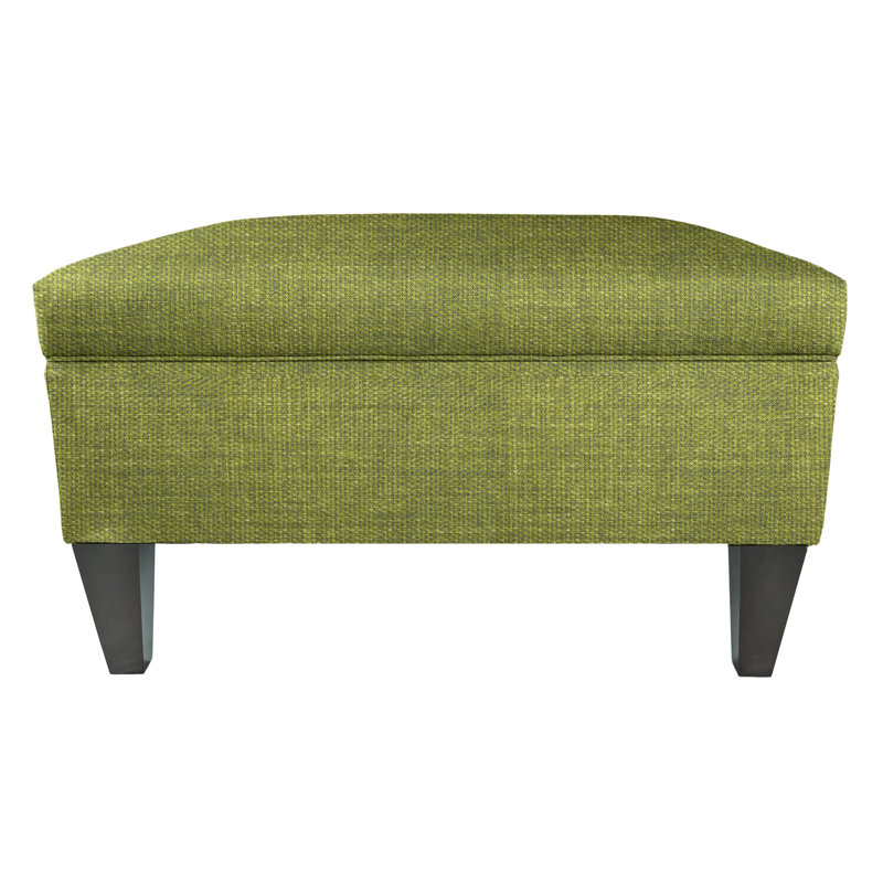 Zaylee Upholstered Ottoman, Grass
