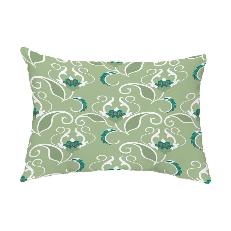  Coussin lombaire d'extérieur West Indies, Vert