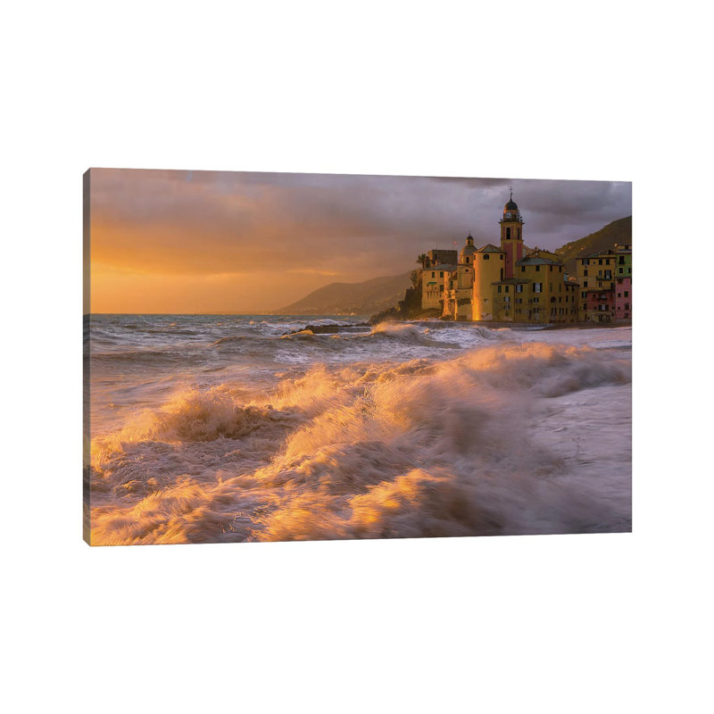 Camogli by Alessandro Traverso - Wrapped Canvas Gallery-Wrapped Canvas Giclée, 20.32 cm H x 30.48 cm W