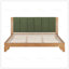 Cadre de lit en bois de pin de qualité supérieure avec tête de lit, design moderne Mid-Century pour un sommeil élégant et confortable-727544557-727544546