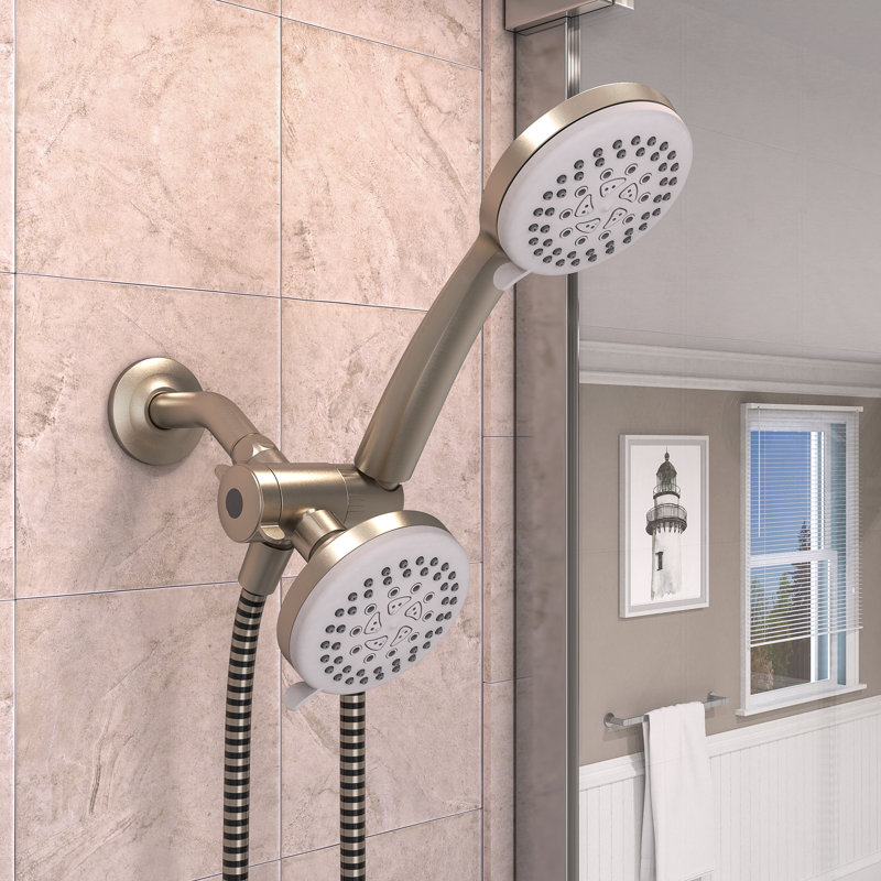 Pomme de douche à main massage stylewise, Nickel brossé