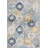 Kymiere Abstract Area Rug in Blue/Mustard Yellow-893446829