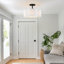 Verwood Fabric Semi Flush Mount-802548566