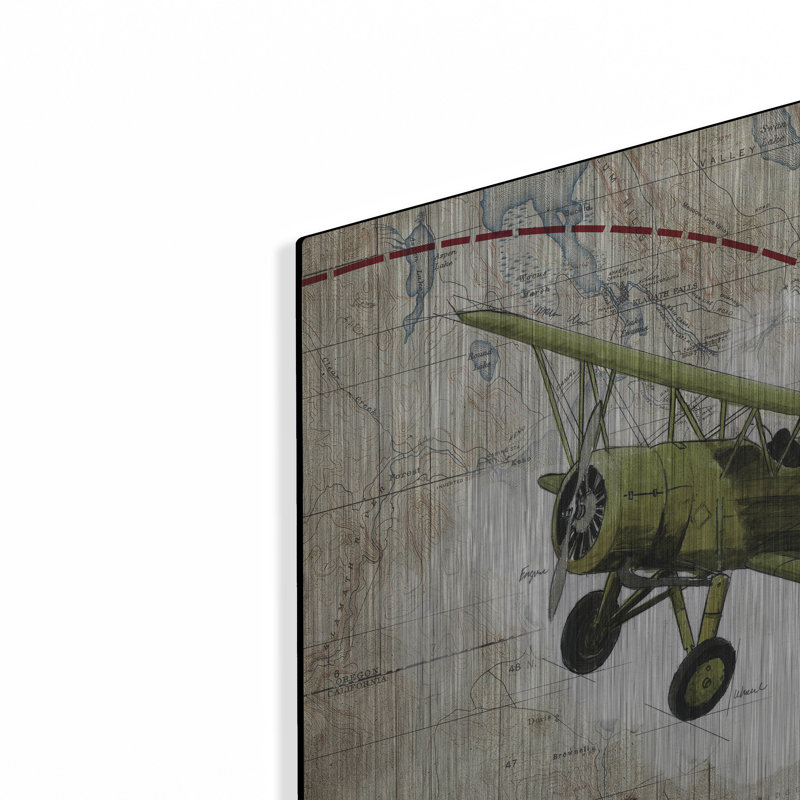 " Biplane 2 " by GraphINC, 12" H x 16" W
