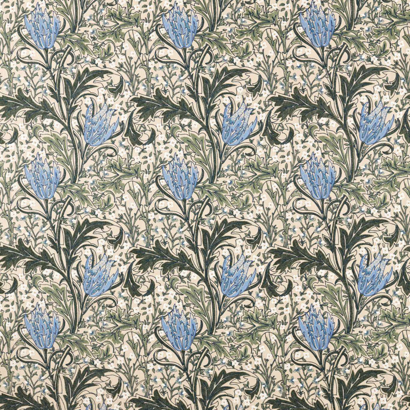 Lent Lily Embroidery, Forest/Cornflower Blue