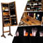 Armoire à bijoux avec miroir Baeugris