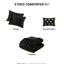 Édredon imprimé métallique, preuve, envers en microfibre ultra doux, tissu lavable à la machine, rembourrage, pour lit double / grand lit, lavable, nettoyer les taches, étiqueté-118907627-118907629