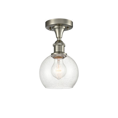Plafonnier semi-encastré 1 lumière 6 po Cindi