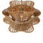 Luminaire suspendu en corde tissée 1 lumière à intensité variable Towne-1349312790