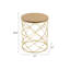 Table d'appoint Golden [plateau en panneau de fibres à densité moyenne + structure en métal]