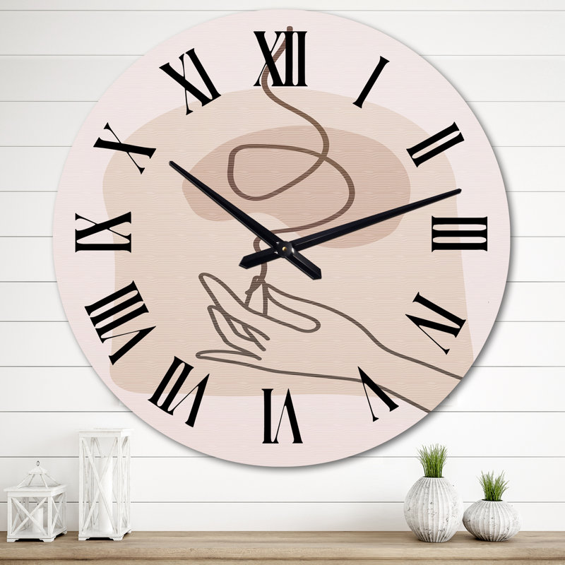 Horloge murale Organic Boho, Très grand