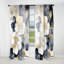 Hortensia Blooms Heaven II blanc or - rideau en velours traditionnel - obscurcissant - 1 panneau-107826584