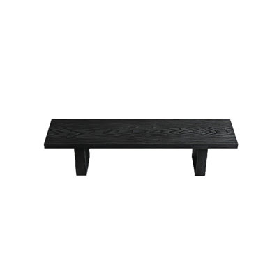 Banc en bois massif Maudene